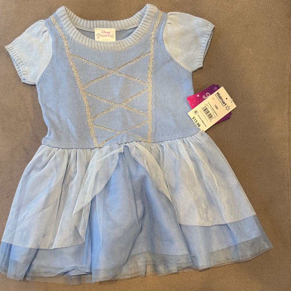 Disney Princess Blue Dress NWT